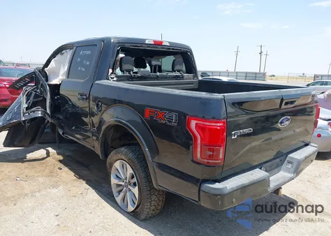 2015 Ford F-150 Lariat z USA, uszkodzony, nr VIN 1FTEW1EGXFKD26501
